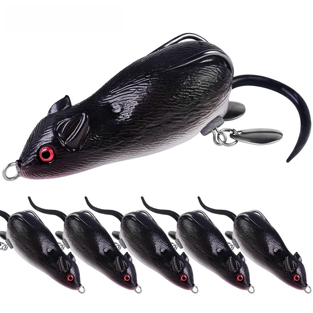 Single Pack Floating Frog Lure Hollow Rubber Body Smooth Casting And Retrieval