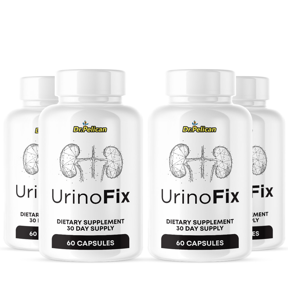 UrinoFix- Prostate Support- 4 Bottles- 240 Capsules