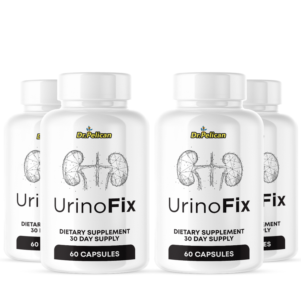 UrinoFix- Prostate Support- 4 Bottles- 240 Capsules