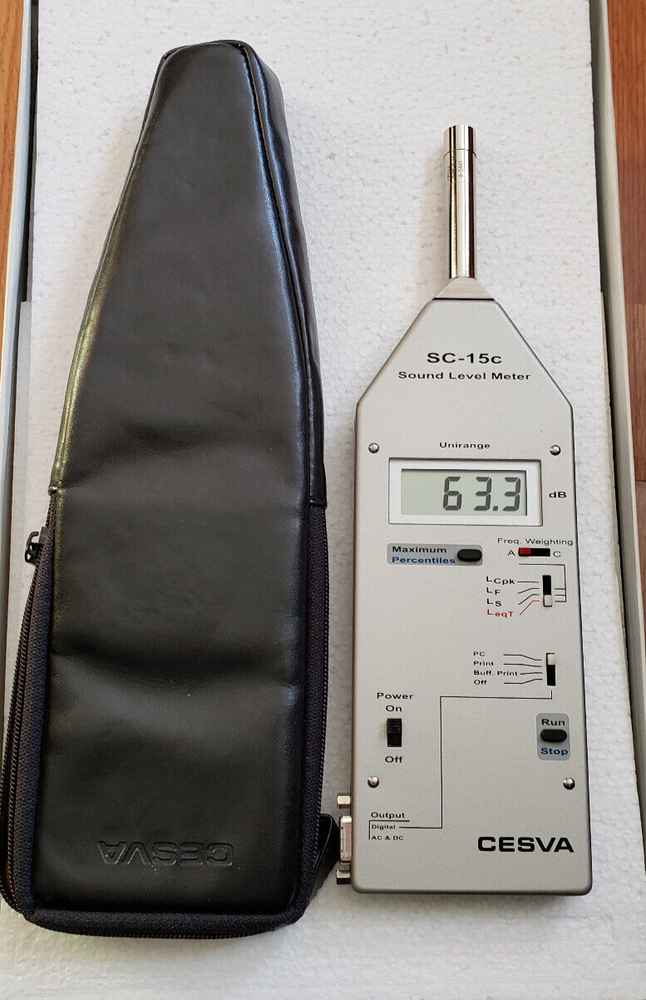 CESVA SOUND LEVEL METER MODEL SC-15c B & K RION