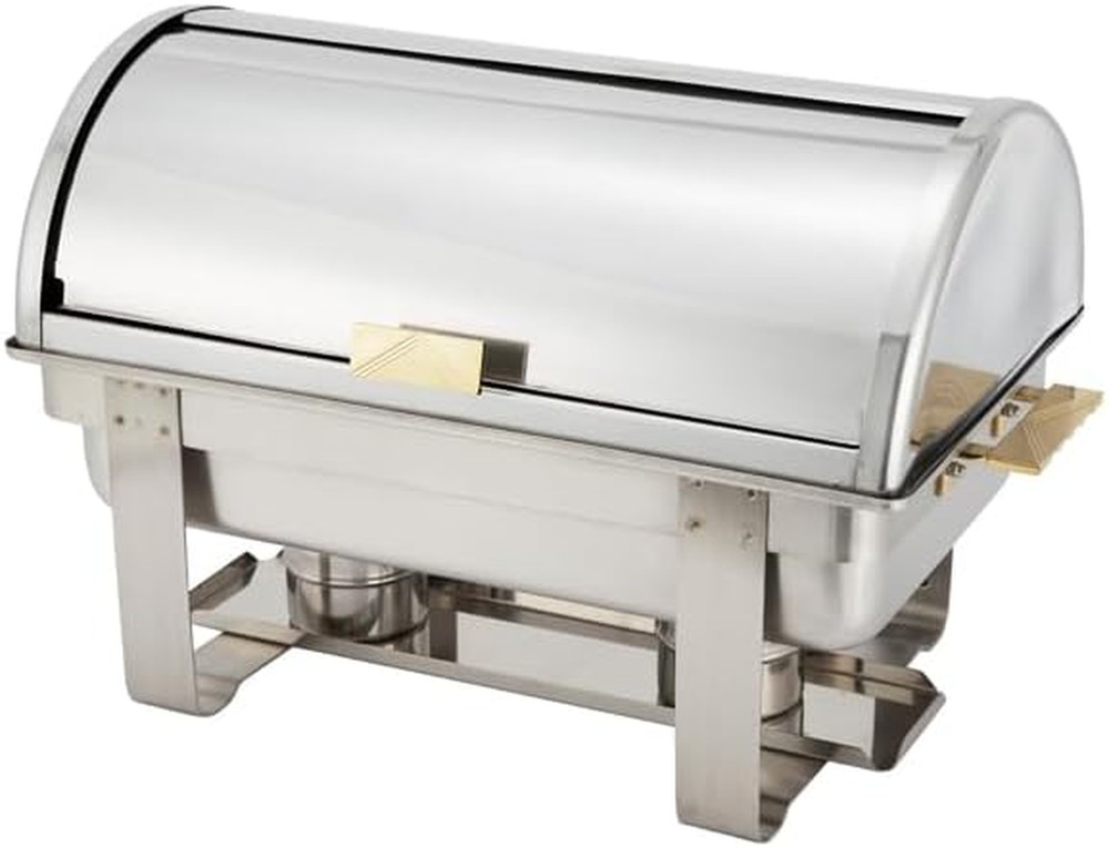 Roll-Top Cover, Stainless Steel, Medium