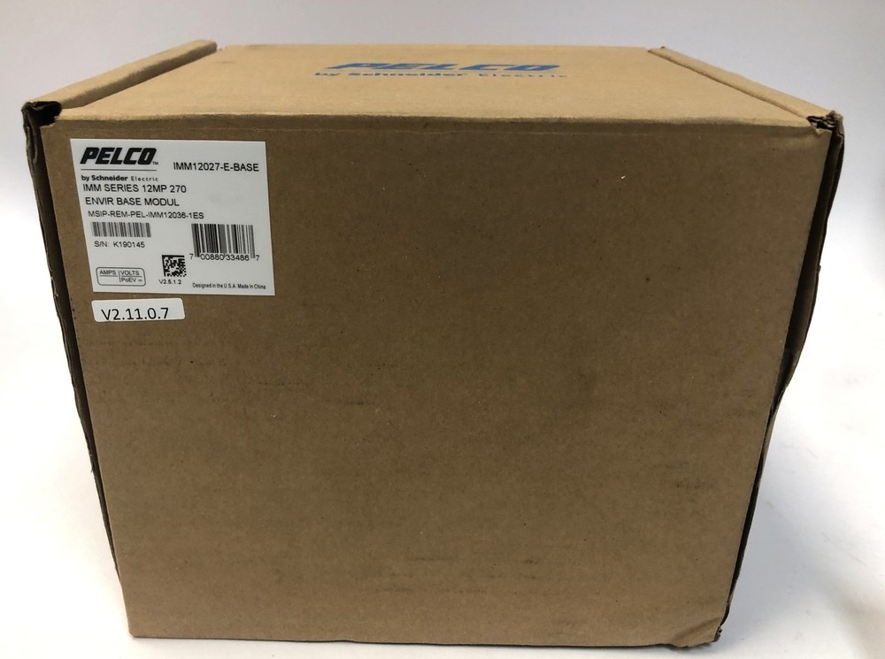 NEW PELCO IMM12027-E-Base IMM 12MP 270° Panoramic Security Camera Base Module