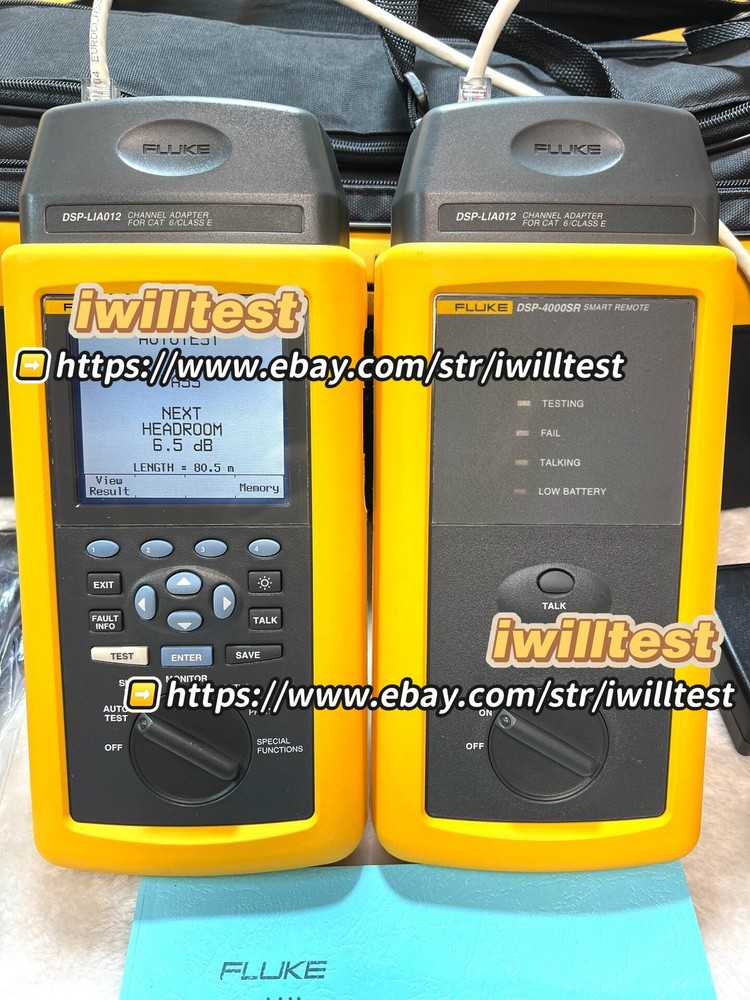 1pcs FLUKE DSP-4000 Network Cable Authentication Device *IW