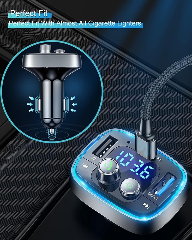 Coche Bluetooth Mp3 Inalambrico Autos kit para Adaptador de Radio Transmisor FM