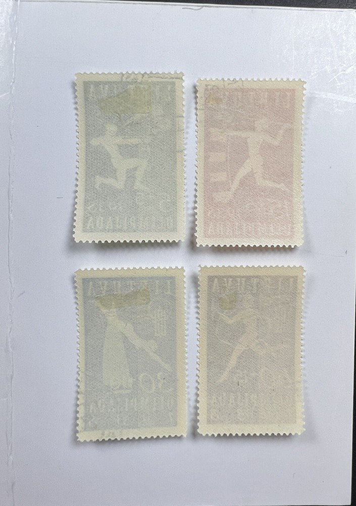 Lithuania Sc # B43-46 Used CTO Set - B43-B46 - Stamp Vault