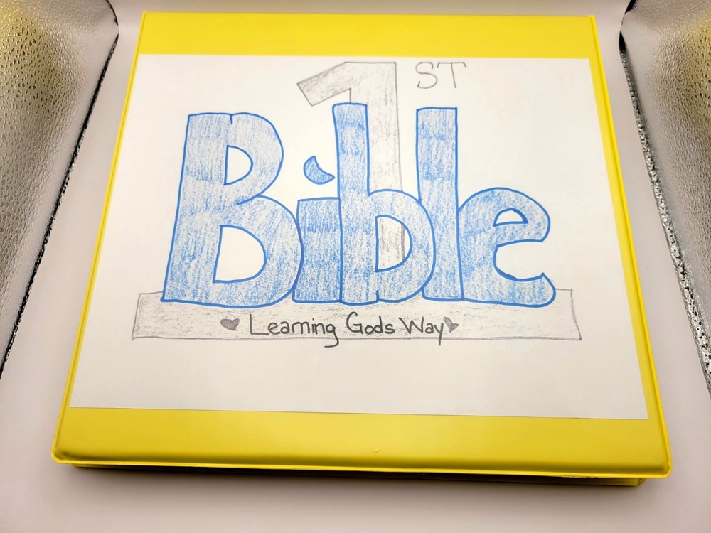 Bible 1st children's learning binder