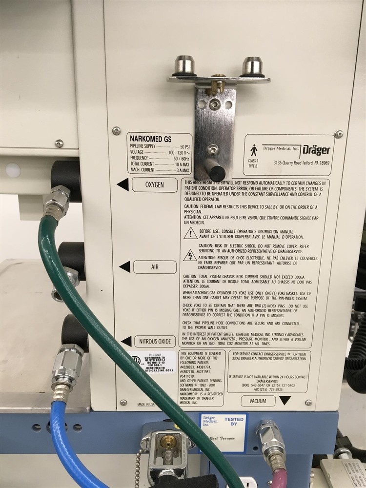 Drager Narkomed GS Anesthesia Machine