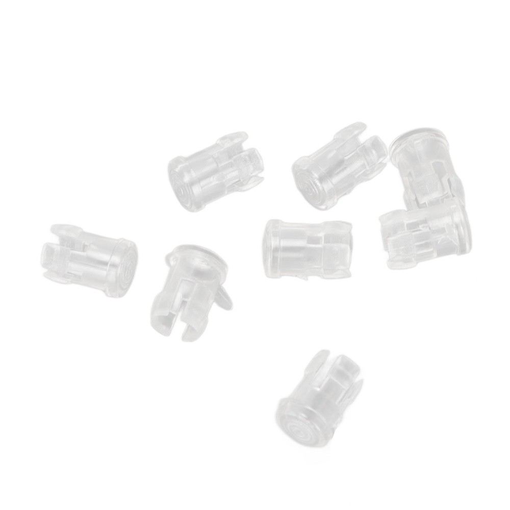 ♡ 100Pcs LED Light Emitting Diode Shade Transparent Cap Protective Cover
