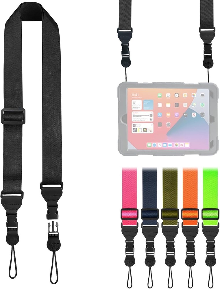 Adjustable Nylon Shoulder Strap – Universal Lanyard for Camera, Phone, iPad...