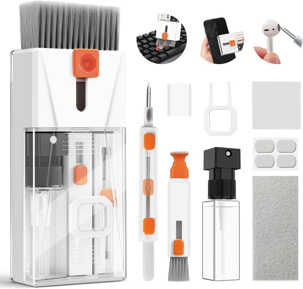 Professional Keyboard Cleaner Laptop Cleaning Kit– Multi-Device White