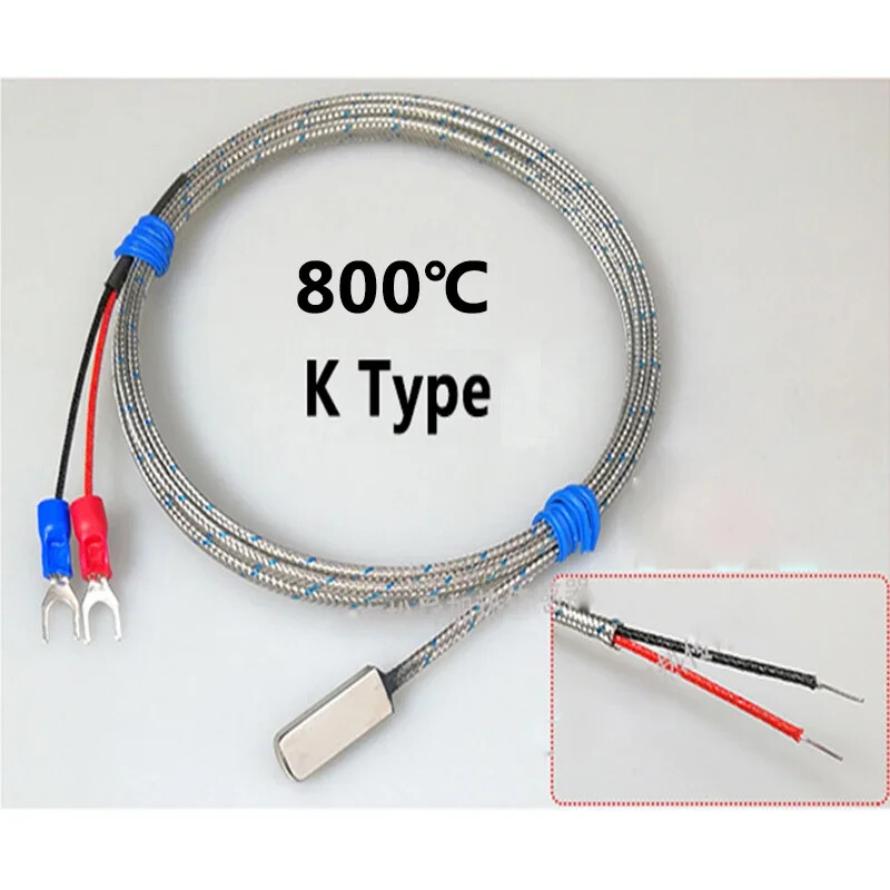 Stainless Steel PT100\K Pasted Type Surface Measurement patch temperature Sensor