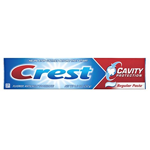 Crest Cavity Protection Fluoride Anticavity Toothpaste Regular 8.2Oz Each