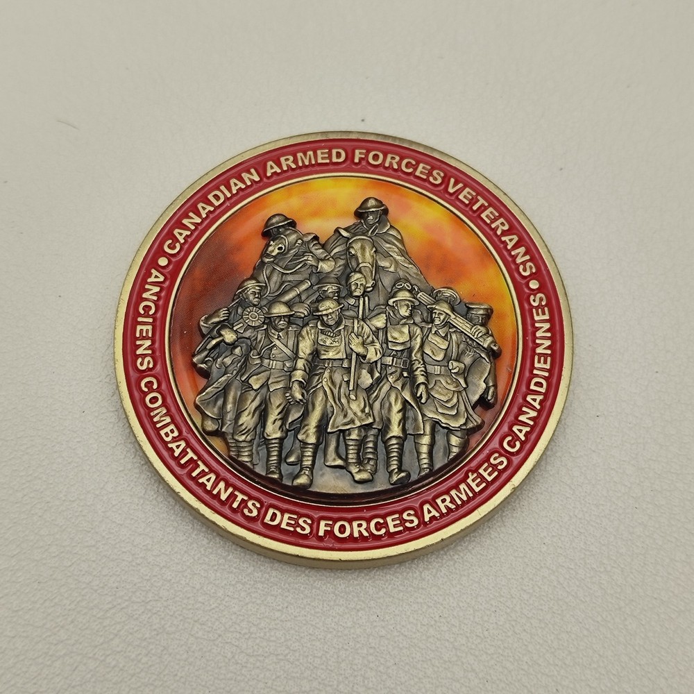 Canadian Armed Forces Veterans Challenge Coin