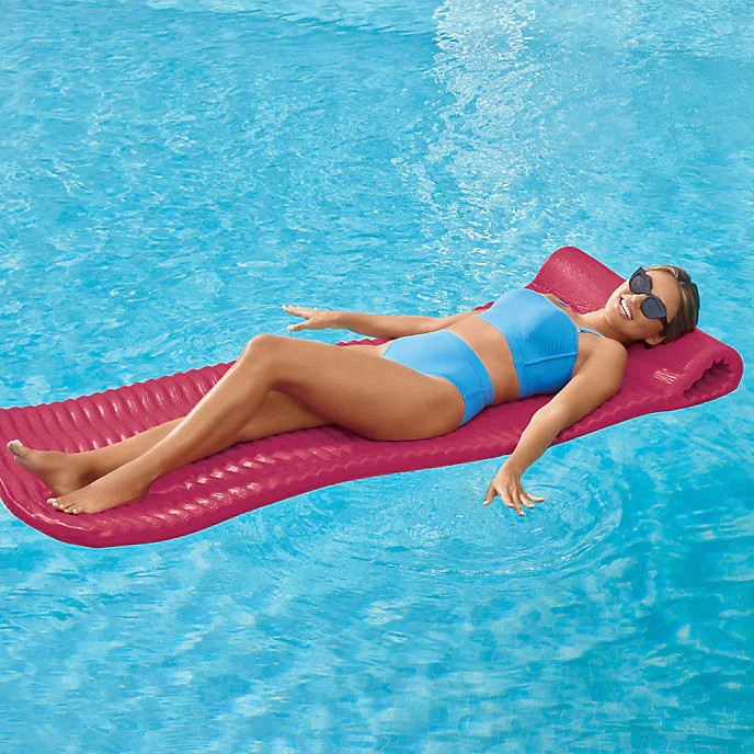 Frontgate Resort Collection Pool Float Air Blue 2" Thick Closed-Cell Foam