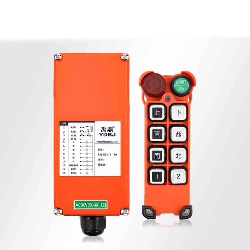 Wireless Remote Hoist Controller for F21-E2M-8 Industrial Cranes 24V-380V