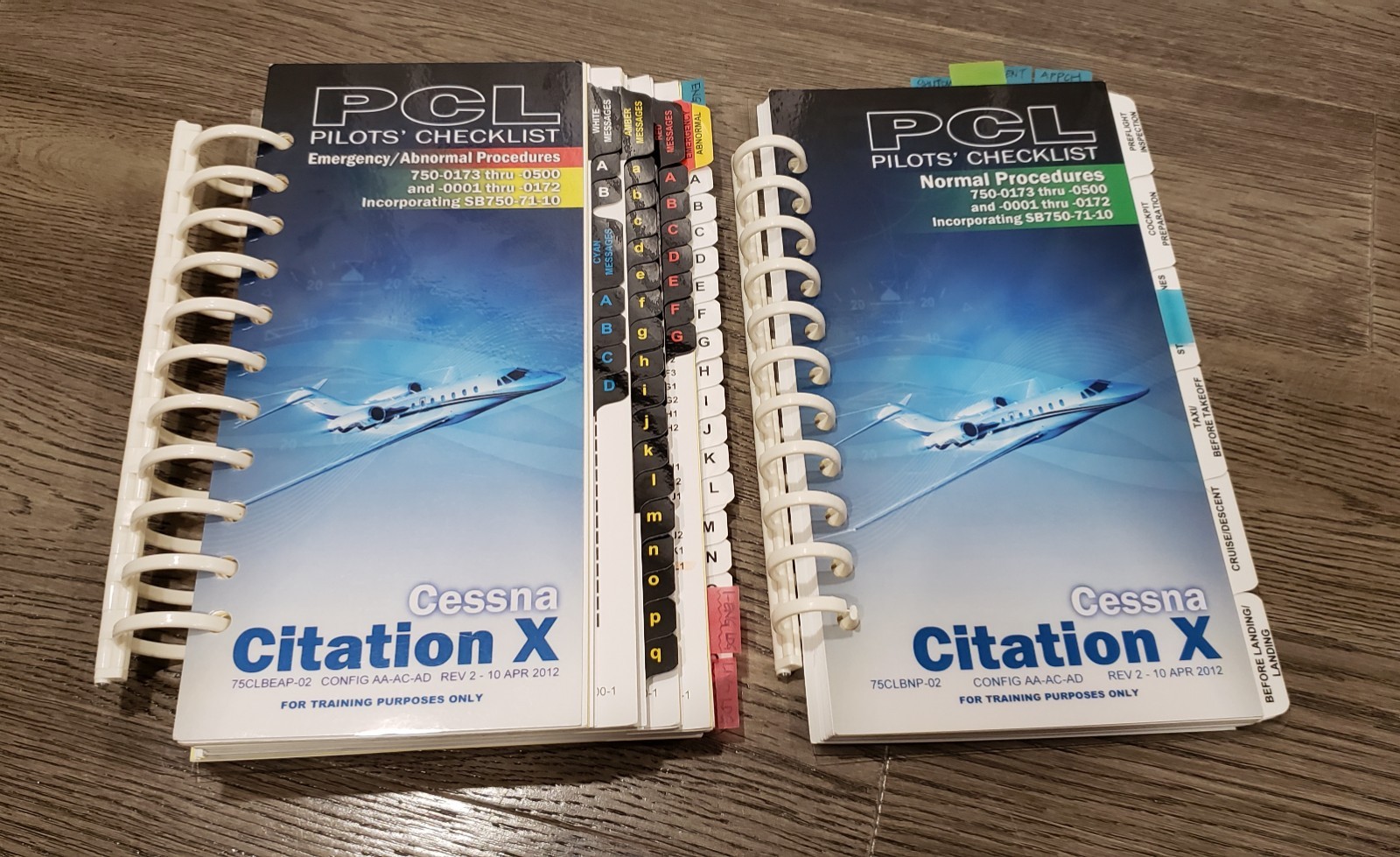 Citation X FlightSafety Pilot Training Manuals (USED & NEW, Great Condition)