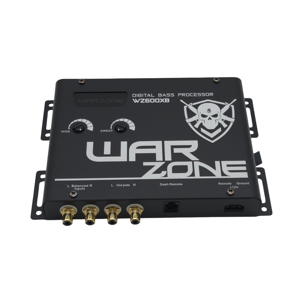 Warzone WZ600XB Digital Bass Processor with Remote Control & Subsonic Filter