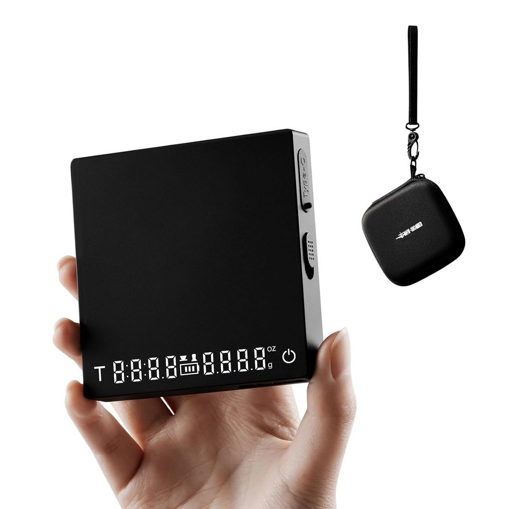 MHW-3BOMBER Super Mini Espresso Scale with Timer, Digital Coffee Scale with Espr