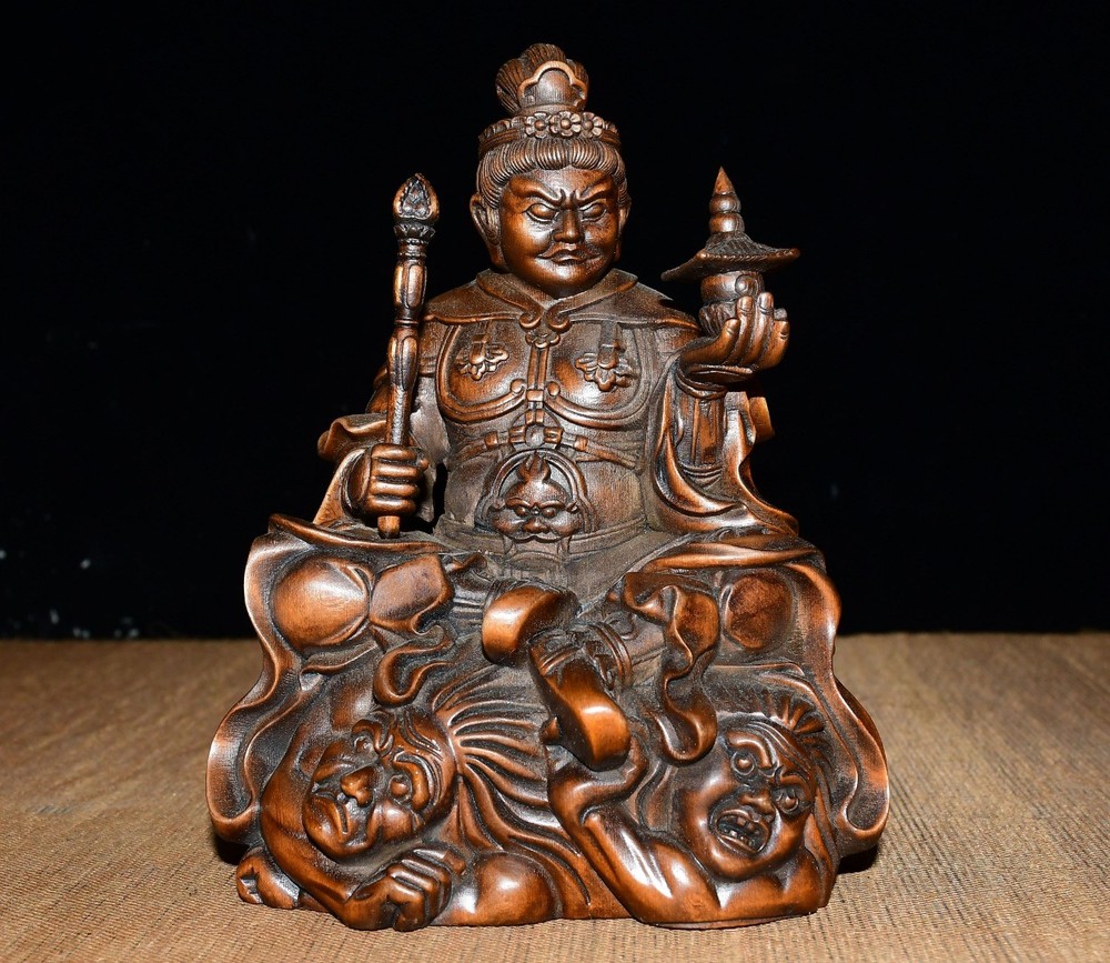 Treasure Small Boxwood Immovable Ming Wang Ornaments