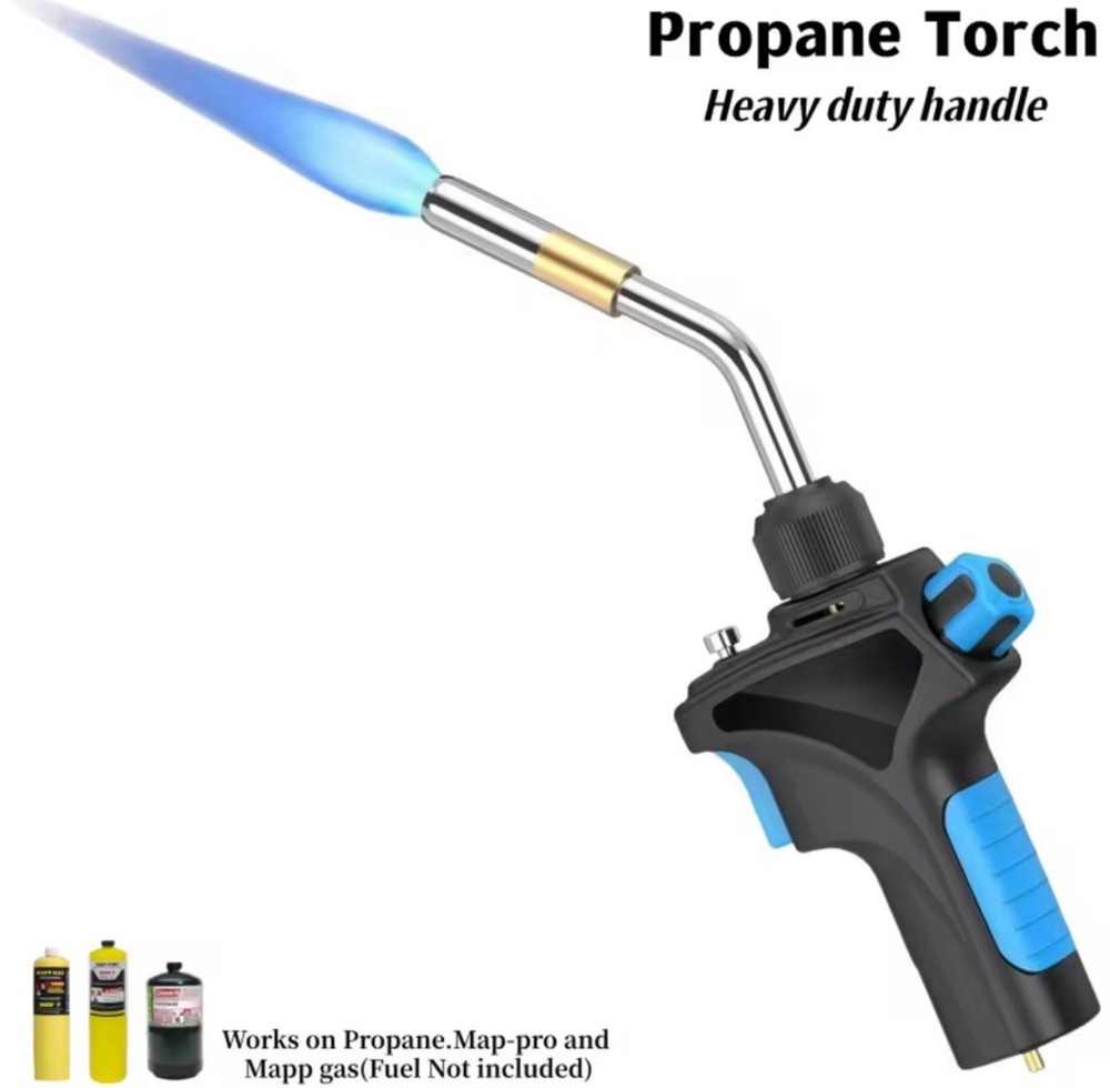 Propane Torch Head MAPP Gas Burner Adjustable Flame Welding Tool