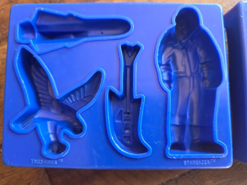 Vintage rare silverhawks play doh set molds