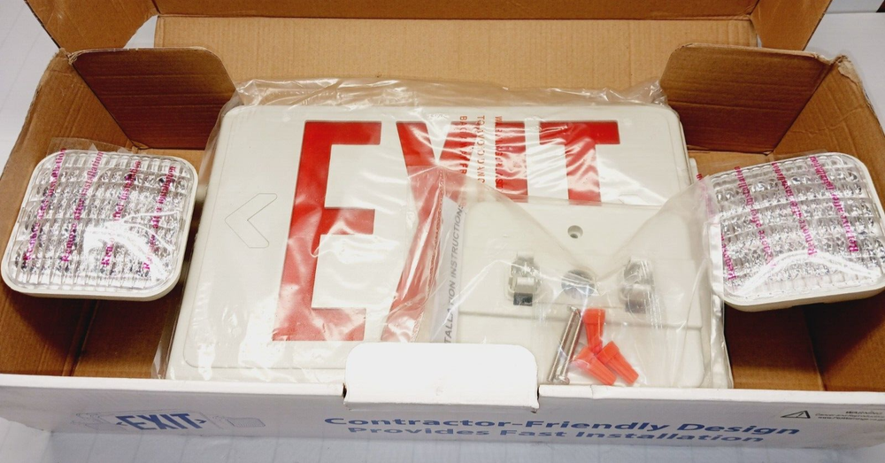 NEW COMBO LED EMERGENCY LIGHTING FIXTURE