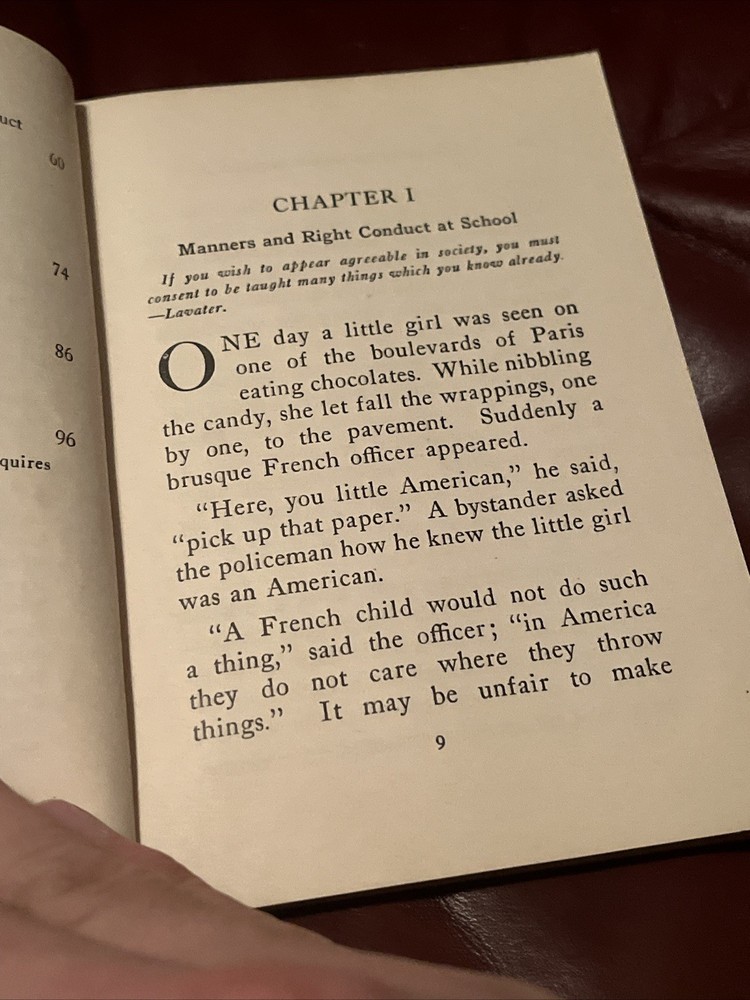 Minimum Essentials In Manners And Right Conduct For Schools