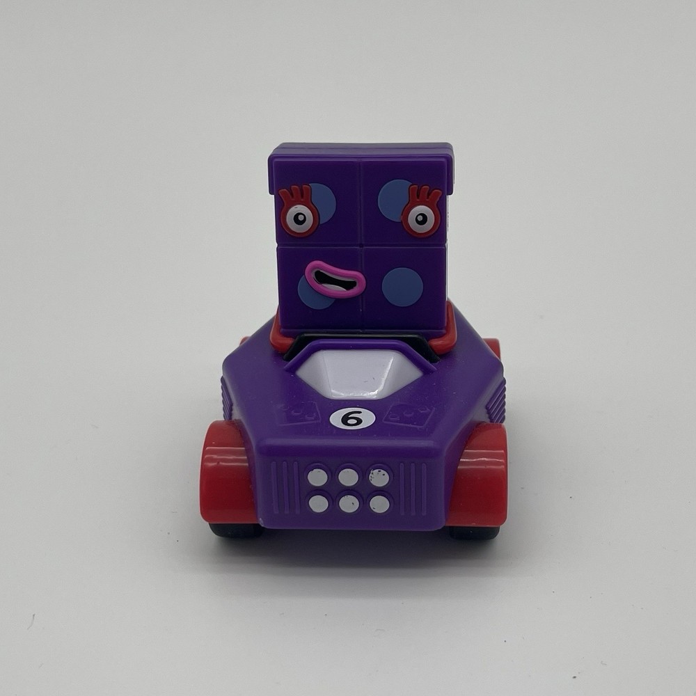 Numberblocks Toy Car 6 Purple hand2mind Math Educational