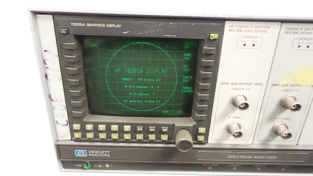 HP Graphics display 70205A SPECTRUM ANALYZER - Free Shipping