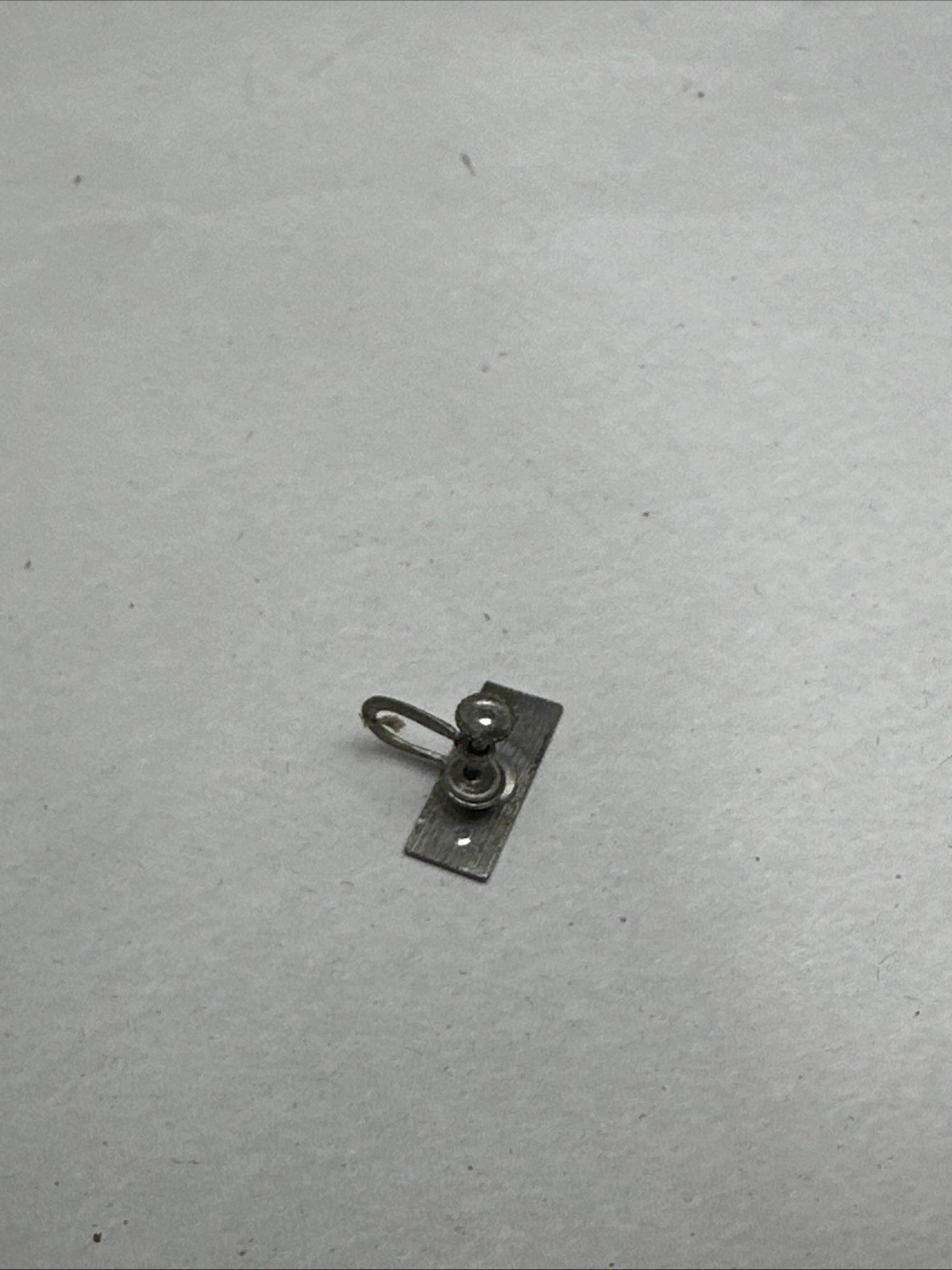 TWO WW2 US ARMY EARRINGS SWEETHEART MILITARY Sterling Silver