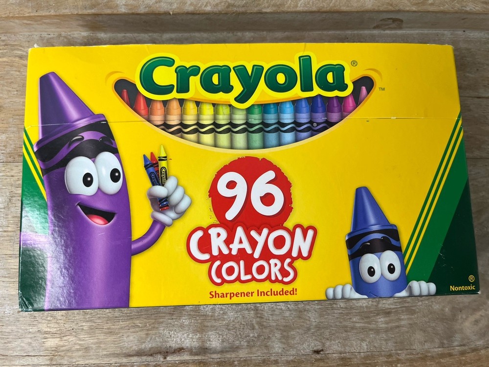 Crayola Crayons 96 Count Built In Sharpener