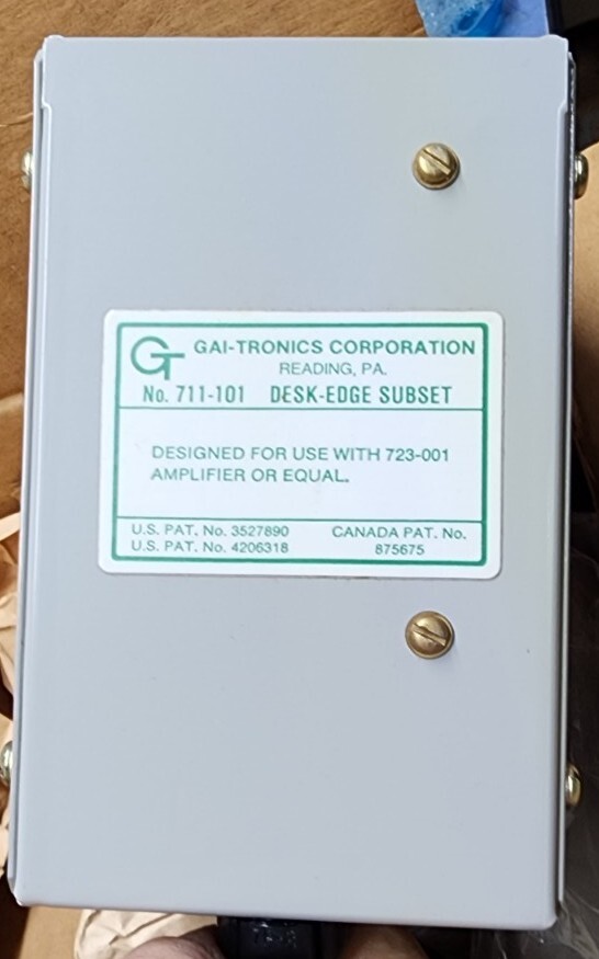 GAI-TRONICS 711-101 Desk Edge Subset w/ Handset
