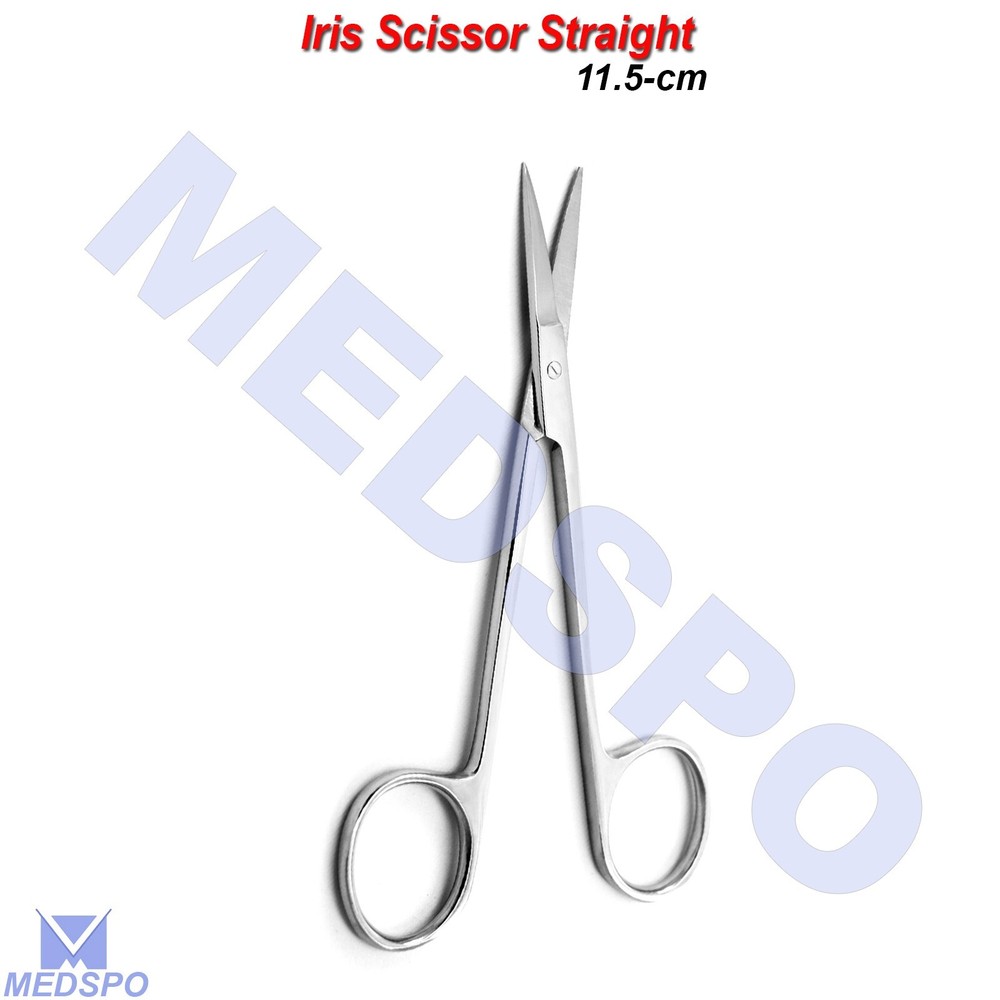 Surgical Iris Scissors Dissecting Straight & Curved Tissue Suture Removal Tools