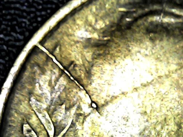 1948 Argentina 5c Obv Shattered Die (Multiple Breaks) 5 Centavos