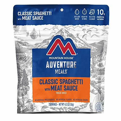 Emergency Quick Prep Freeze-Dried Spaghetti w/ Meat Sauce (2 Serving)