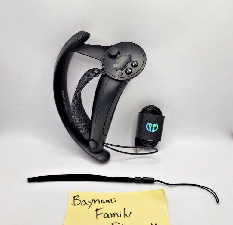 Valve Index VR Controller Knuckles w/ Hand Strap & USB Cable - LEFT ONLY -