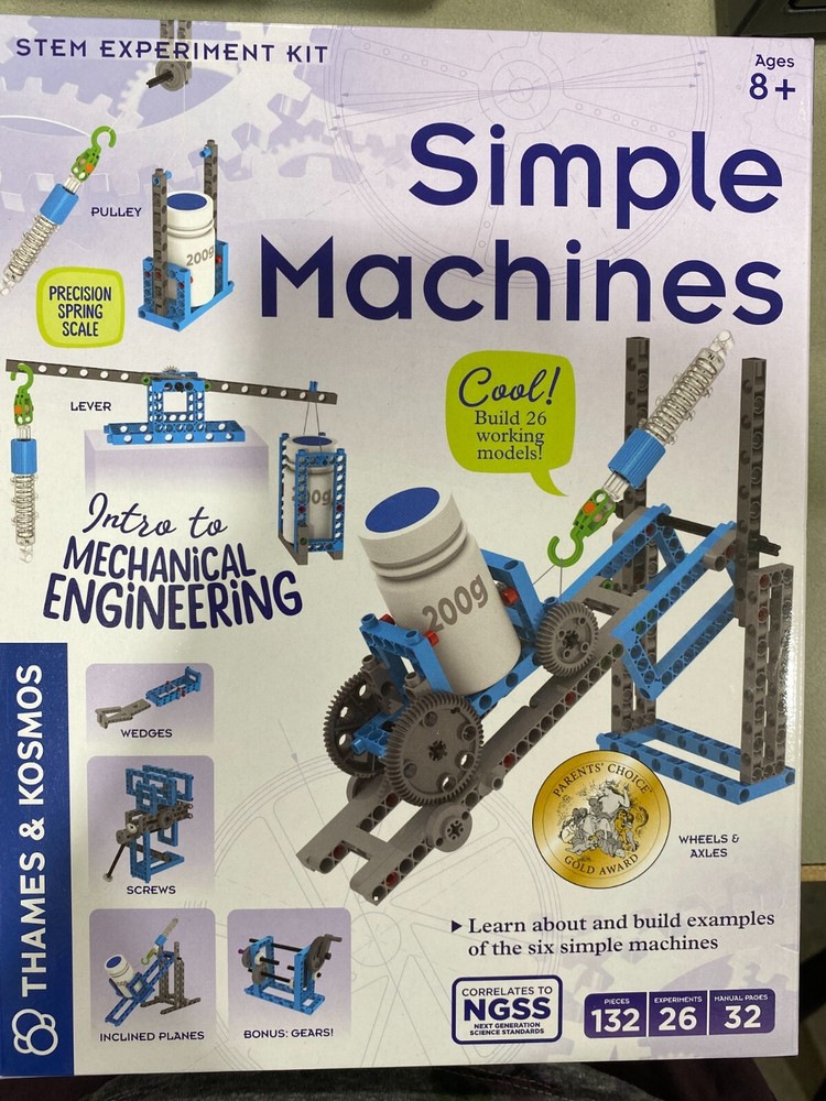 Simple Machines Thames & Kosmos STEM Experiment Kit Science Physics 665069