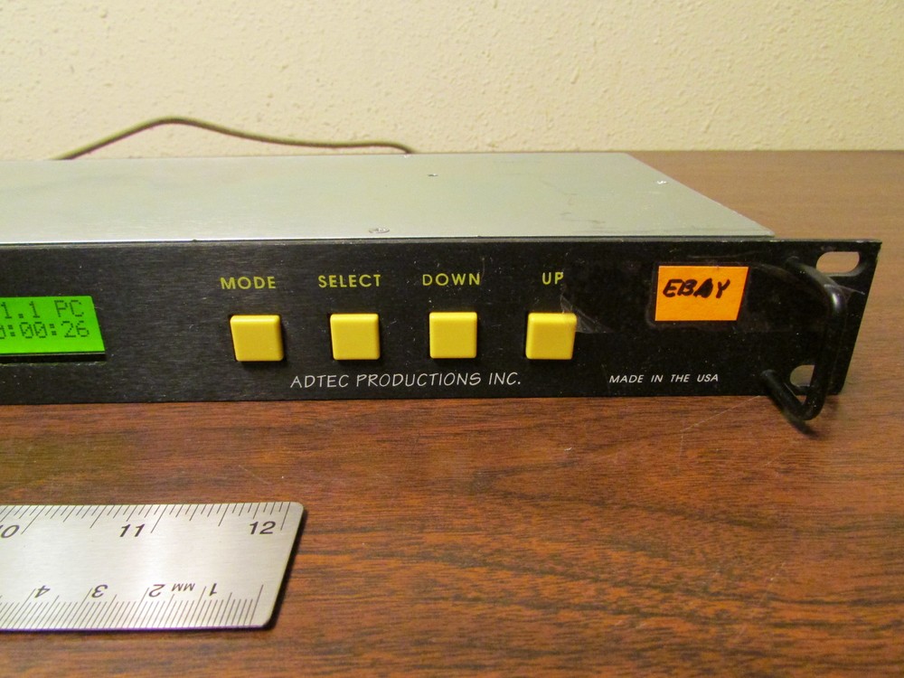 Adtec Lite-Ning 8-Device Broadcast Controller Video Rack-Mount Made In USA