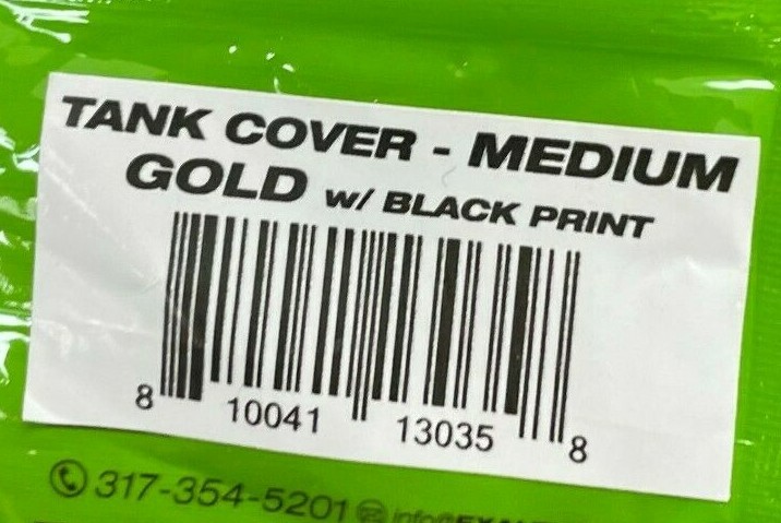 NEW Exalt Tank Cover - Medium - Gold