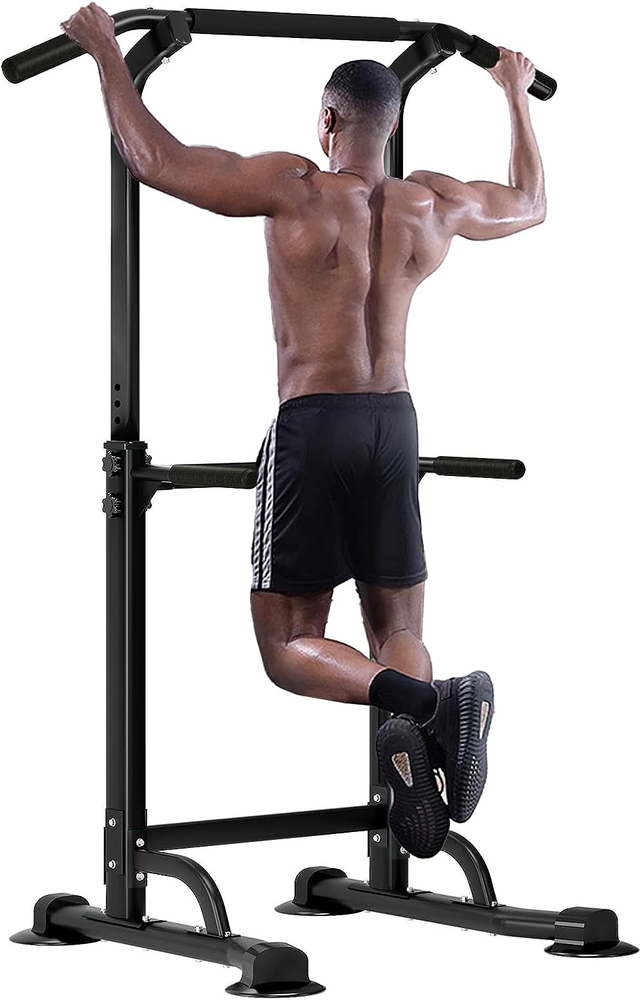 Power Tower Pull Up Bar Multi-Function Strength Training Fitness Workout Station