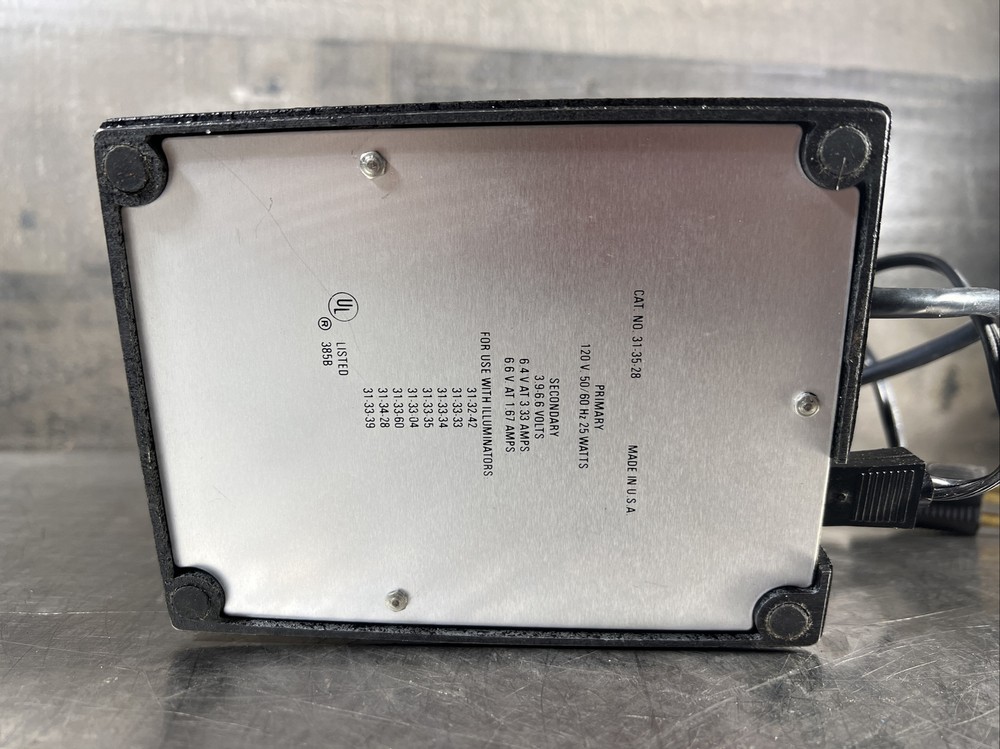 Leica Microscope Illuminator Transformer 31-35-28