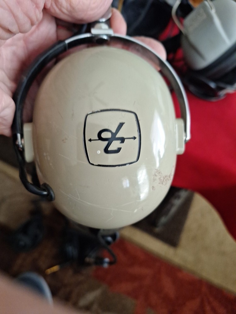 3 Sets Lot David Clark Nova 10 Numark Communication Headset Helicopter Stereo