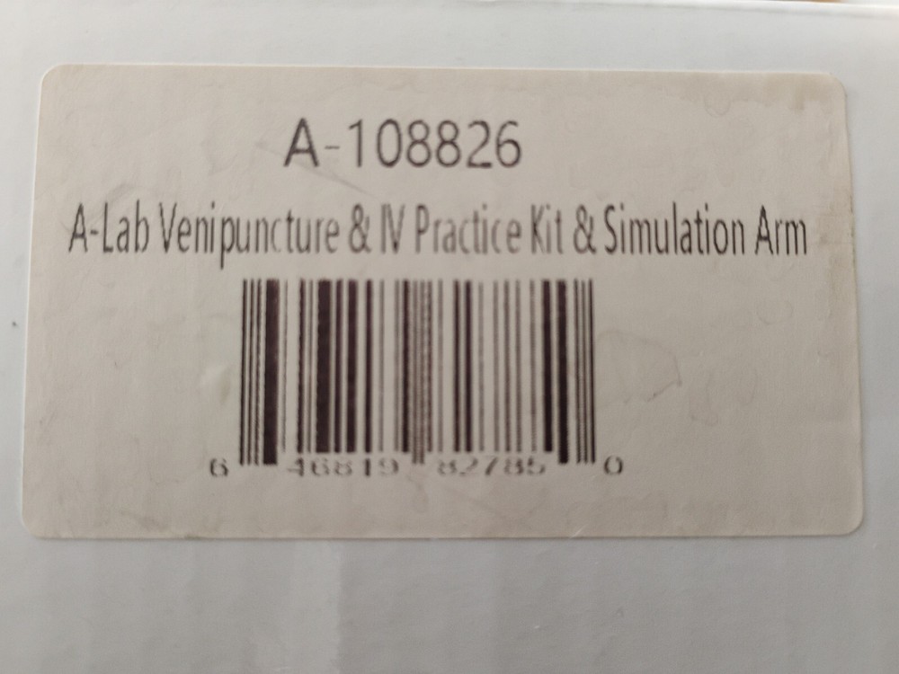 Venipuncture & IV Practice Kit with Simulation Arm The Anatomy Lab NEW