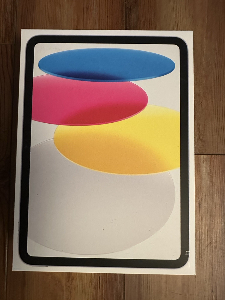 Apple iPad (10th Generation) Box, USB cable, charger and papers 64GB Silver READ