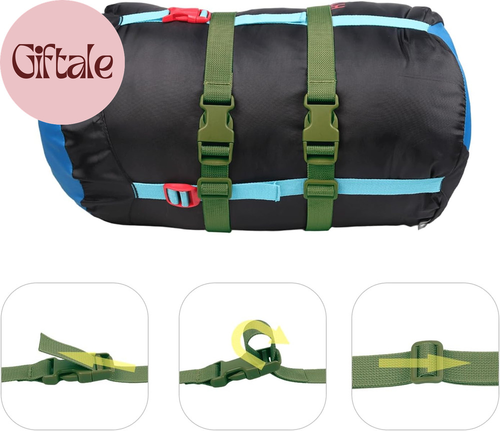 Backpack Accessory Strap Luggage Straps Cover Strap Sleeping Bag Strap with Buck