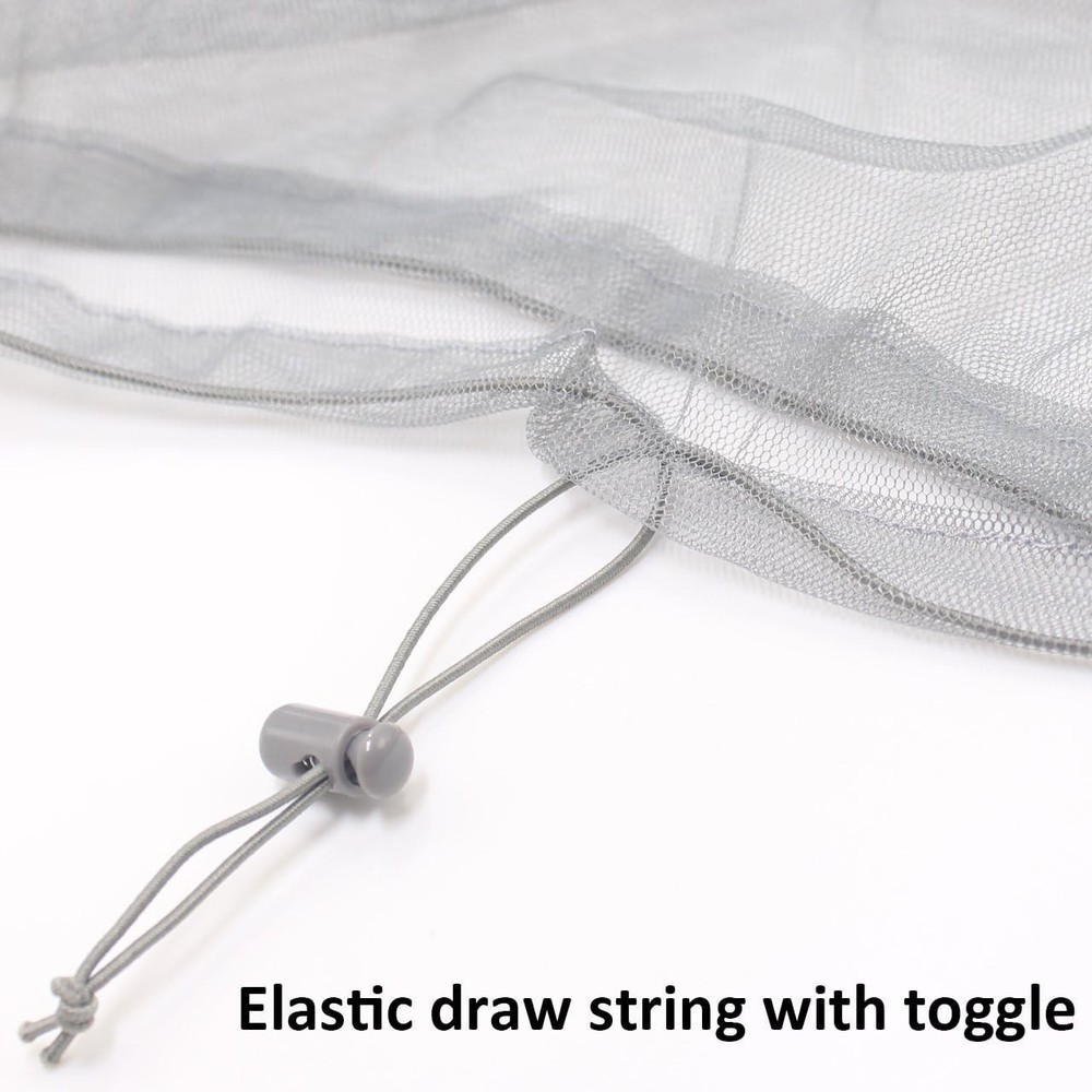 Extra Fine Mesh Bug Netting - Comfortable Face & Neck Protection for Camping