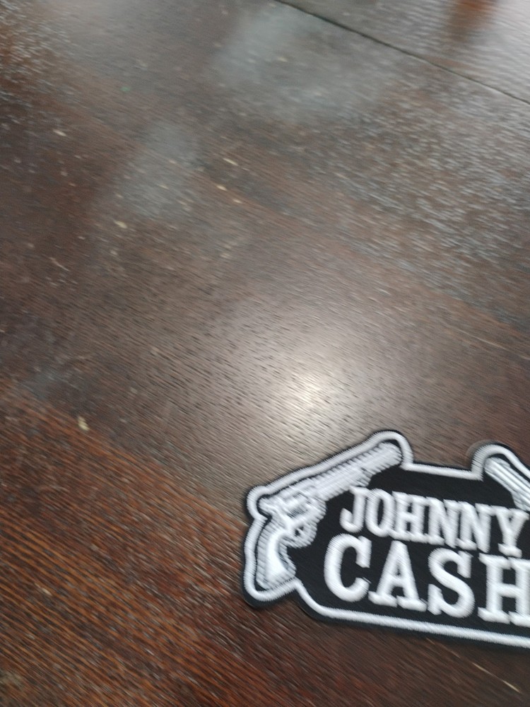 🎸🎸EMBROIDERED Johnny Cash ROCK PATCH