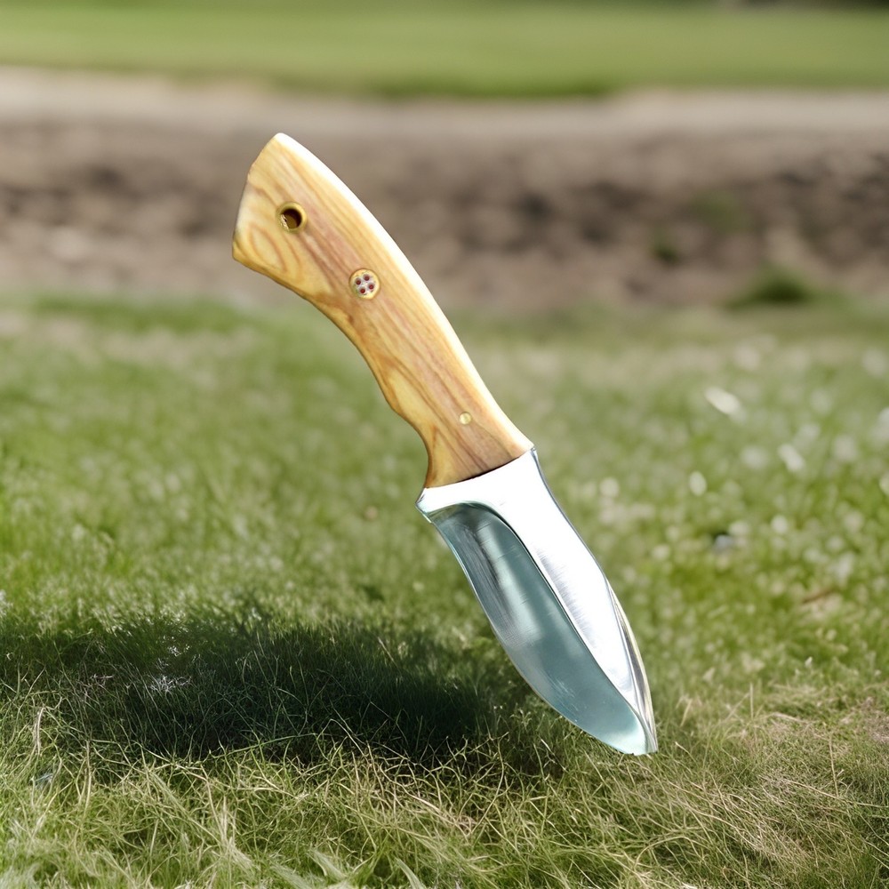 Custom Handmade Fixed Forged Blade Skinner knife Wood Handle Comfortable Tool