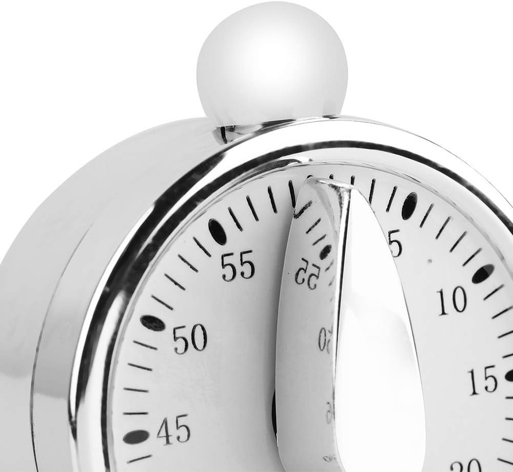 Manual Kitchen Timer, 60 Minutes Kitchen Timer Reminder Visual Countdown