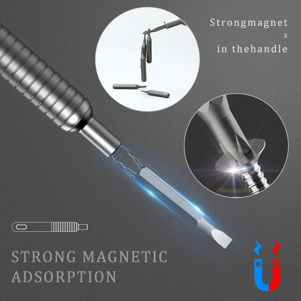 Magnetic Tip Screwdriver Set Cell Phone Repair Tools kit for iPhone Macbook 30PC